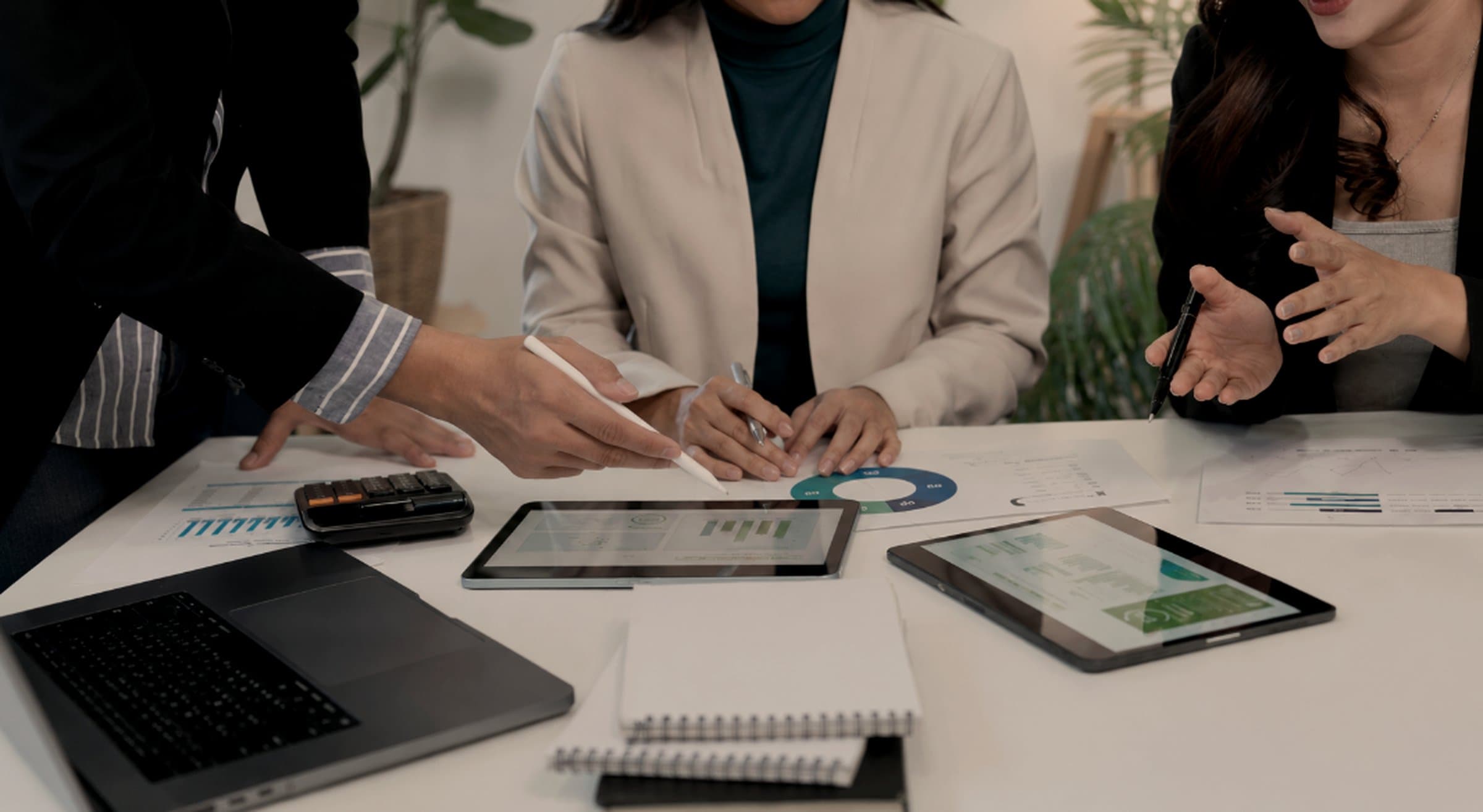 Réunion de travail en entreprise